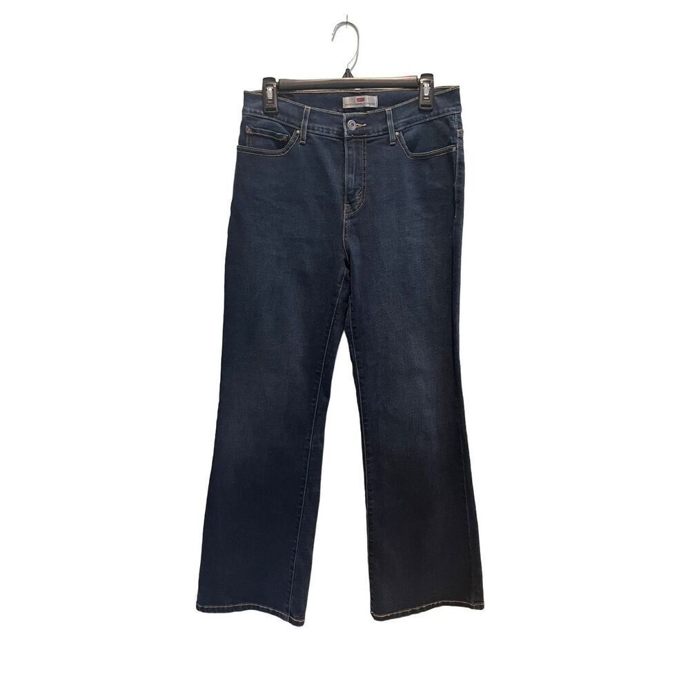 Levi’s 512 Perfectly Slimming dark wash Bootcut jeans - 8